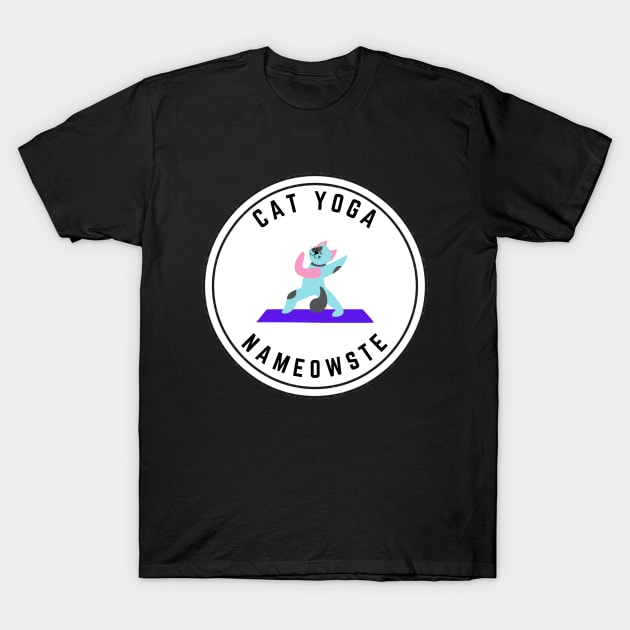 Nameowste Cat Yoga Trendy Design T-Shirt by Donzqo